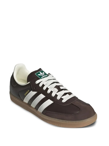 Adidas samba OG dark brown off white