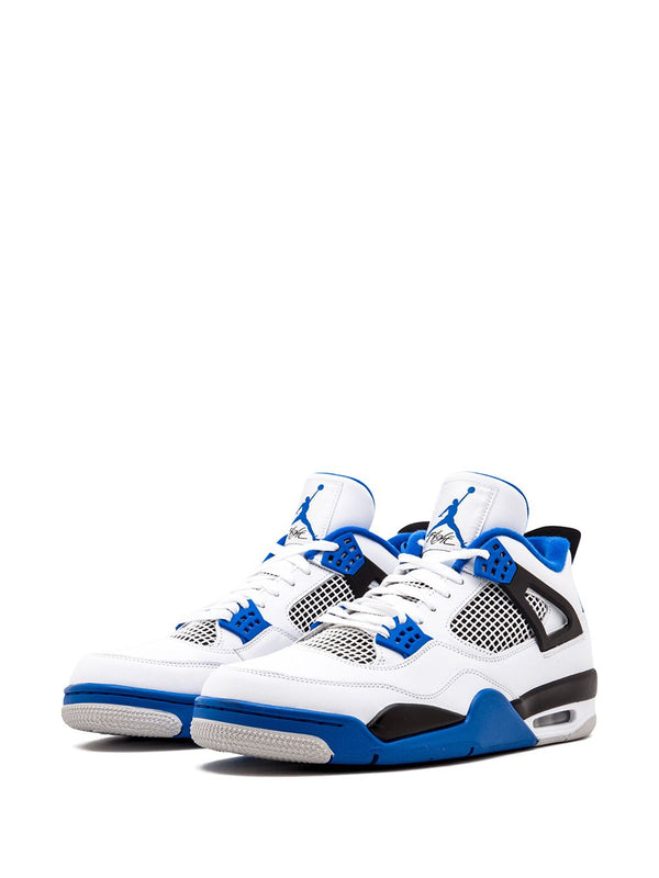 KIDS-Jordan 4 "Motorsports White/Blue"