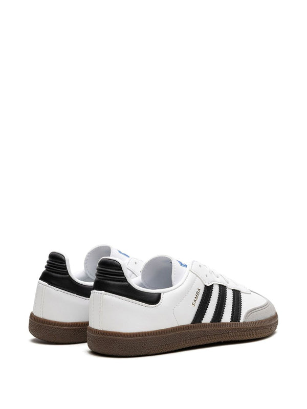 KIDS-Adidas Samba 'White/Black'