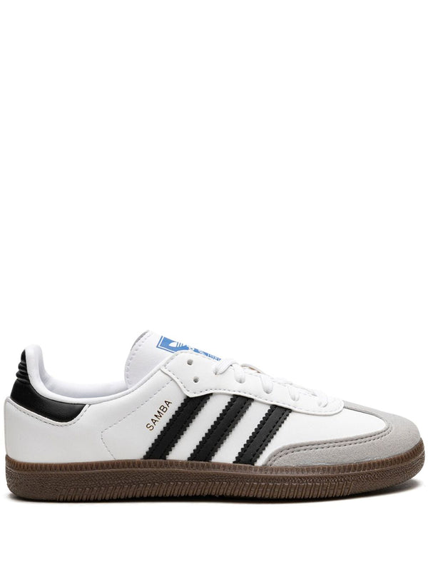 KIDS-Adidas Samba 'White/Black'