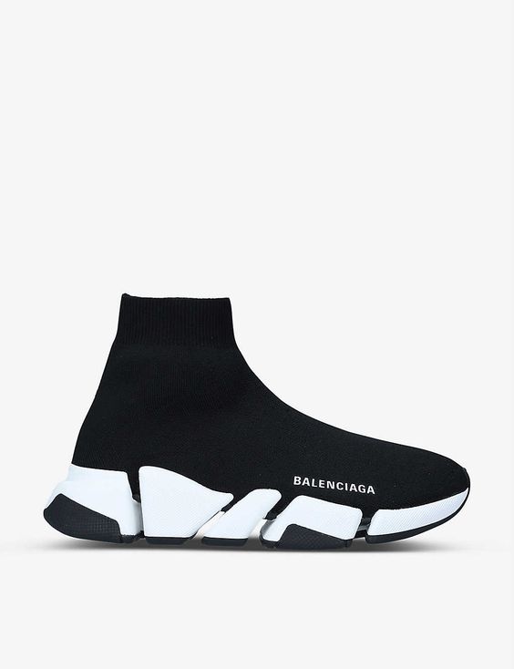 Balenciaga Shoes Black White