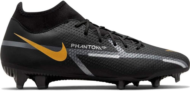 Nike Men's Phantom GT2 DF Academy FG/MG Black/Gold