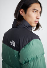 TNF jacket black green