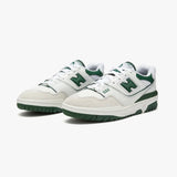 New Balance 550 White/ Team Forest Green